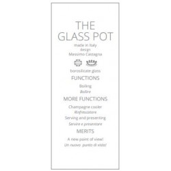 KNindustrie The Glass Pot pentola in vetro 24 cm