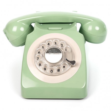 GPO Rotary Vintage Phone Verde