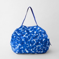 Shupàtto shopping bag richiudibile M Pois Blu