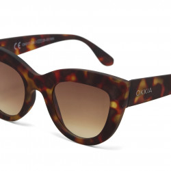 okkia-occhiale da sole modello claudia colore classic havana