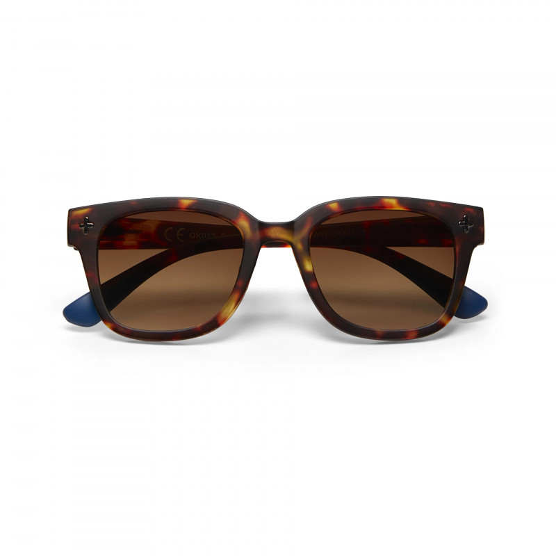 Okkia sole modello giovanni ok012 colre havana blue