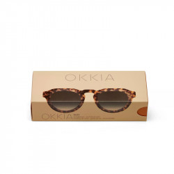 okkia occhiale da sole modello zeno ok032 colore havana