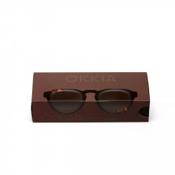 okkia occhiale da sole modello zeno ok032 colore havana black