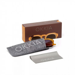 okkia occhiale da sole modello zeno ok032 colore giallo