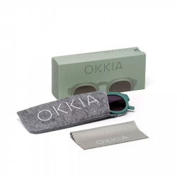 okkia occhiale da sole modello zeno ok032 colore green sage