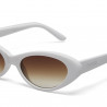 okkia occhiali da sole modello lina colore optical white bianco