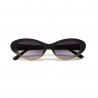 okkia occhiali da sole modello lina colore optical black shaded rose