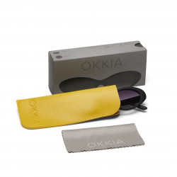 okkia occhiali da sole modello lina colore nero