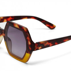 OKKIA ok015 occhiali da sole modello Emma colore havana yellow