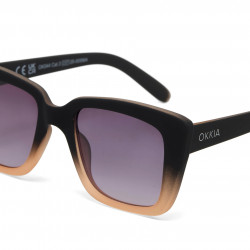 Okkia ok044 occhaili da sole modello elba colore black shaded rose