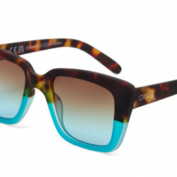 Okkia ok044 occhaili da sole modello elba colore havana blue