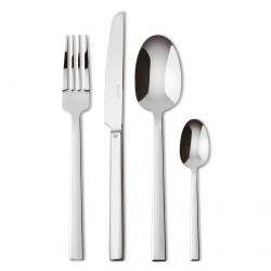 sambonet servizio posate 24 pz modello neutra colore inox mirror