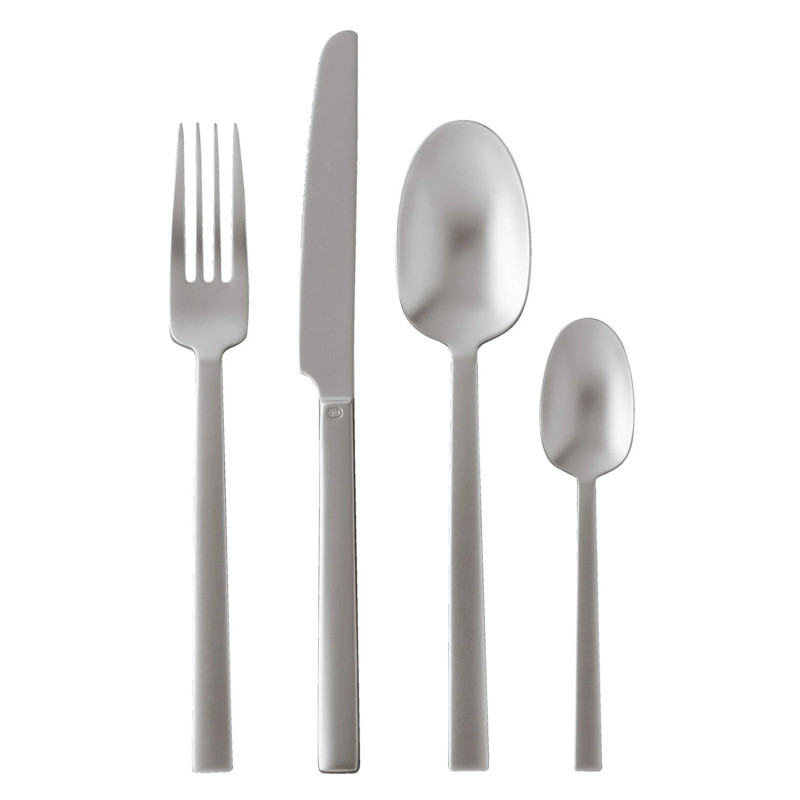 sambonet servizio posate 24 pz modello neutra colore antique inox