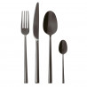 sambonet servizio posate 24 pz modello Rock colore mirror black
