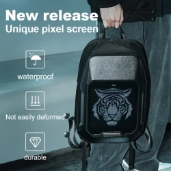 divoom zaino cyberbag interattivo con schermo