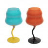Set 2 bicchieri cocktail multicolor