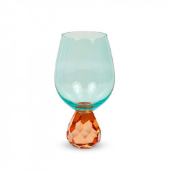 Calice Cocktail in vetro effetto diamante