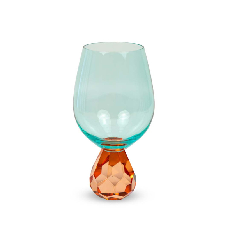 Calice Cocktail in vetro effetto diamante