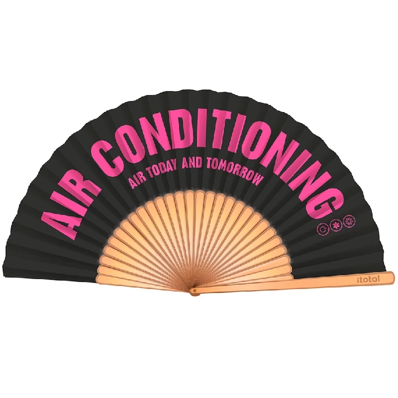ventaglio con scritta air conditioning