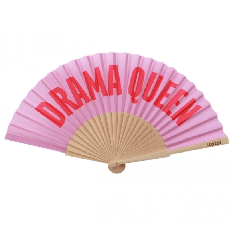 Ventaglio con scritta drama queen