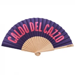 ventaglio con scritta caldo del cazzo